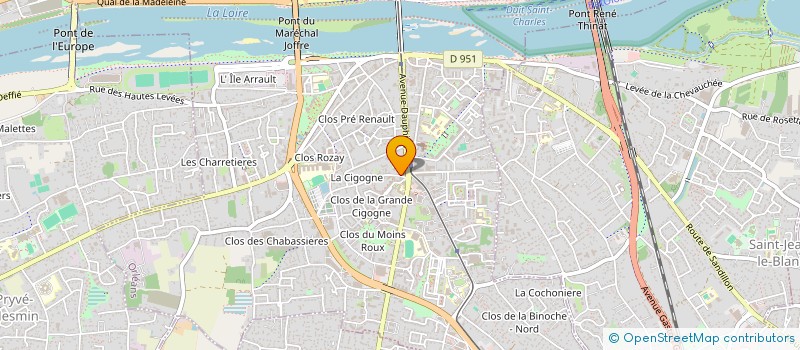 localisation de l'entreprise MADAME JULIE MILOT à ORLEANS