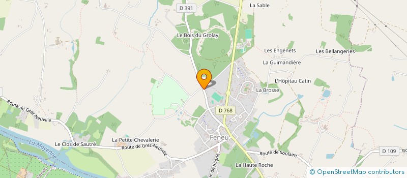 localisation de l'entreprise MADAME JULIE MINGOT à FENEU
