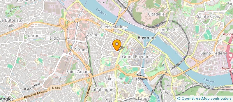 localisation de l'entreprise MADAME JULIE MINNE  BAYONNE