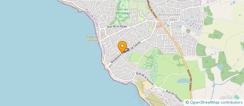 localisation de l'entreprise MADAME JULIE MIOZETTE  BRETIGNOLLES-SUR-MER