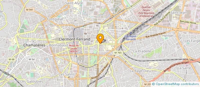 localisation de l'entreprise MADAME JULIE MISSAIRE  CLERMONT-FERRAND