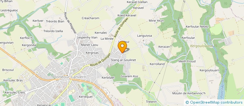 localisation de l'entreprise MADAME JULIE MOALIC  PLONEOUR-LANVERN