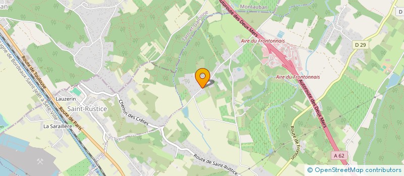 localisation de l'entreprise MADAME JULIE MODESTE  CASTELNAU-D'ESTRETEFONDS