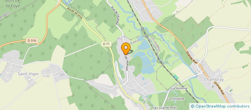 localisation de l'entreprise MADAME JULIE MOLLEREAU  FONTAINE-SOUS-JOUY