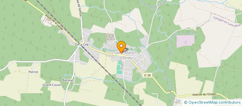 localisation de l'entreprise MADAME JULIE MONJUSTE  SAINT-MARTIN-D'ONEY