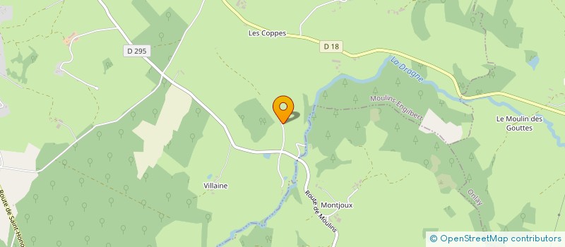 localisation de l'entreprise MADAME JULIE MONNIER  MOULINS-ENGILBERT