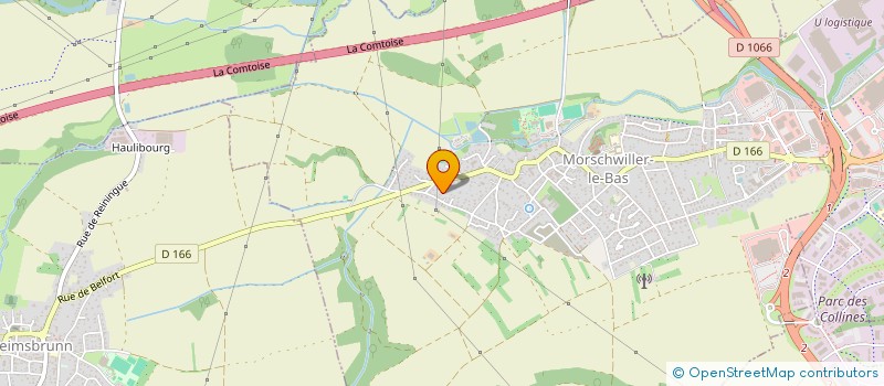 localisation de l'entreprise MADAME JULIE MONNIER  MORSCHWILLER-LE-BAS