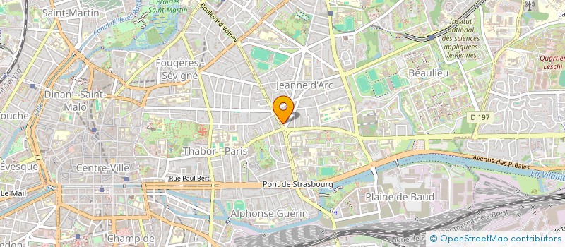 localisation de l'entreprise MADAME JULIE MONOT  RENNES