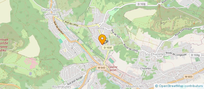 localisation de l'entreprise MADAME JULIE MONPEURT  LESSY