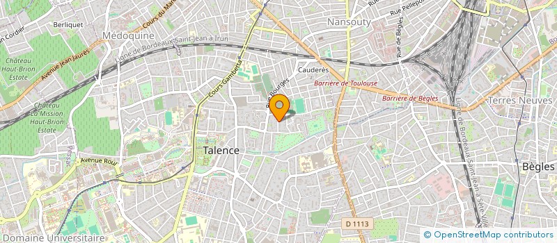 localisation de l'entreprise MADAME JULIE MONSEIGNE  TALENCE