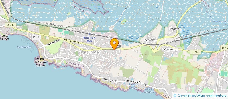 localisation de l'entreprise MADAME JULIE MONTAGNE  BATZ-SUR-MER