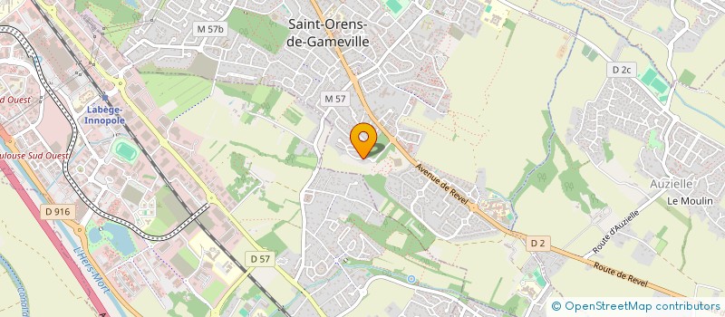 localisation de l'entreprise MADAME JULIE MONTANE  SAINT-ORENS-DE-GAMEVILLE