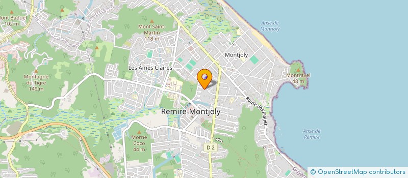 localisation de l'entreprise MADAME JULIE MORANDI  REMIRE-MONTJOLY