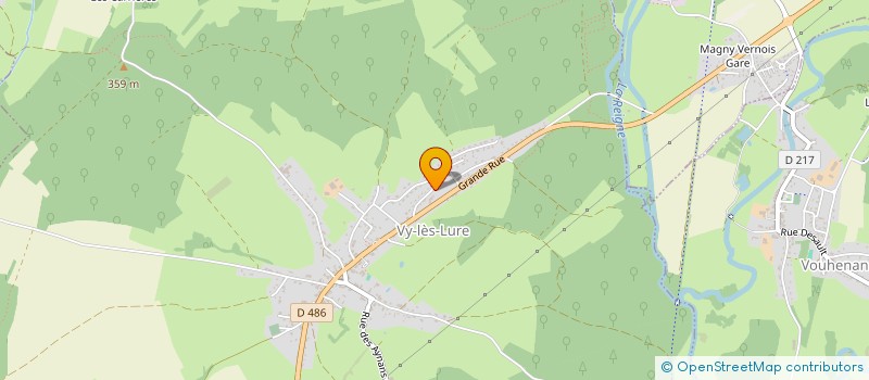 localisation de l'entreprise MADAME JULIE MORASCHETTI  VY-LES-LURE