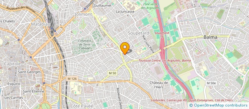 localisation de l'entreprise MADAME JULIE MORCUENDE  TOULOUSE