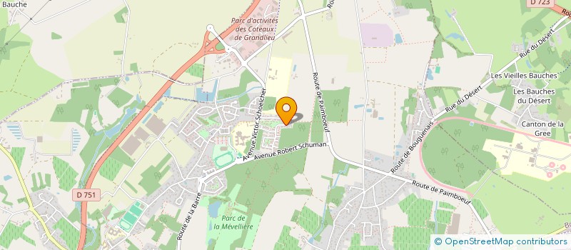 localisation de l'entreprise MADAME JULIE MOREAU  BOUAYE