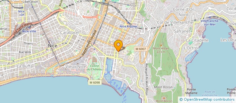 localisation de l'entreprise MADAME JULIE MOREAU à NICE
