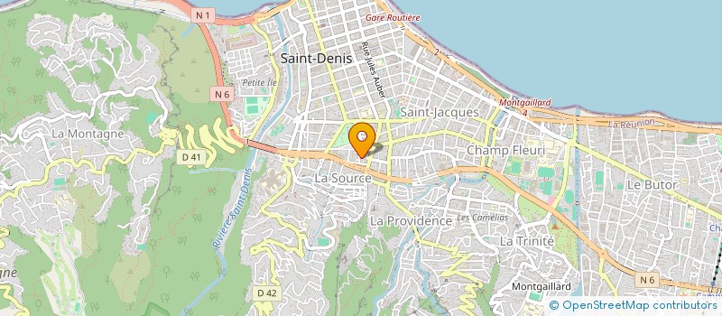 localisation de l'entreprise MADAME JULIE MOREAU  SAINT-PIERRE