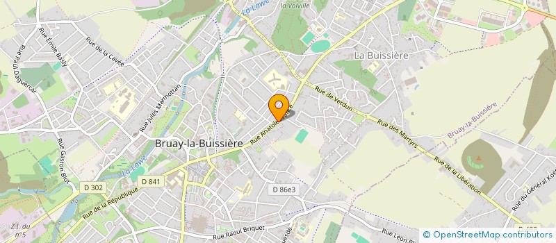 localisation de l'entreprise MADAME JULIE MOREL  BRUAY-LA-BUISSIERE