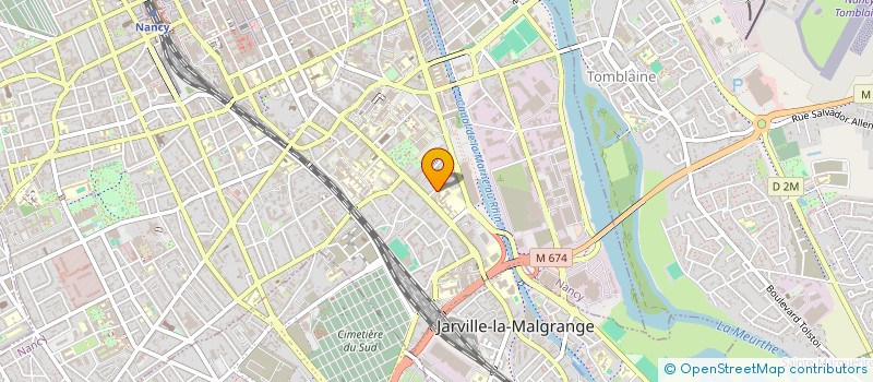 localisation de l'entreprise MADAME JULIE MOREL  NANCY