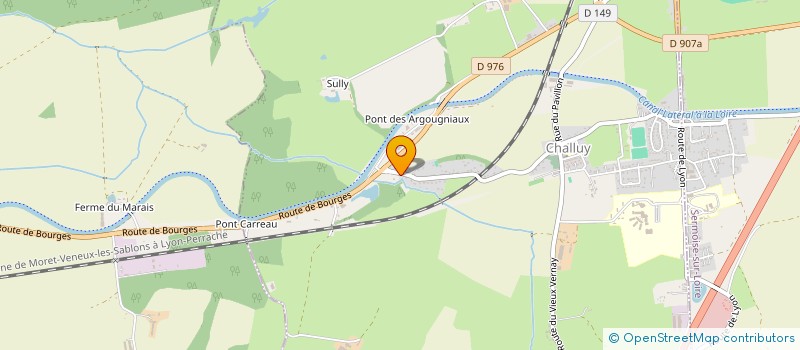 localisation de l'entreprise MADAME JULIE MOREL  CHALLUY