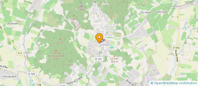 localisation de l'entreprise MADAME JULIE MOREL  GARGAS