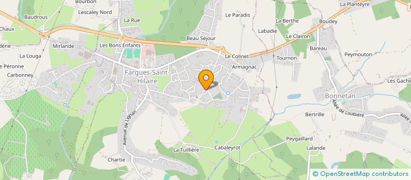 localisation de l'entreprise MADAME JULIE MOSCONI  FARGUES-SAINT-HILAIRE