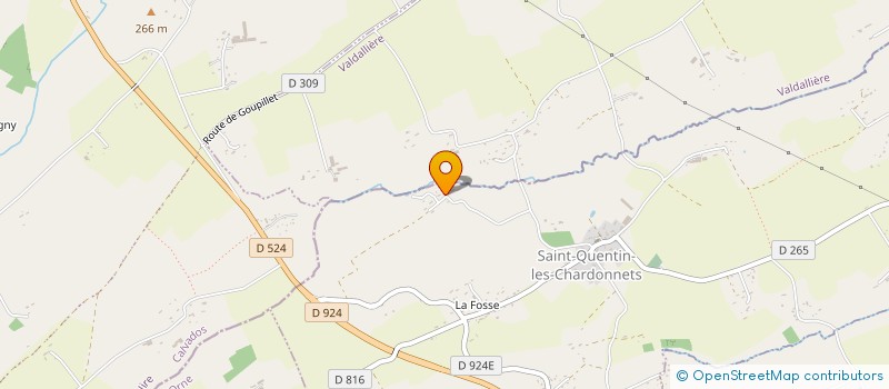 localisation de l'entreprise MADAME JULIE MOSELEY à ST QUENTIN LES CHARDONNETS