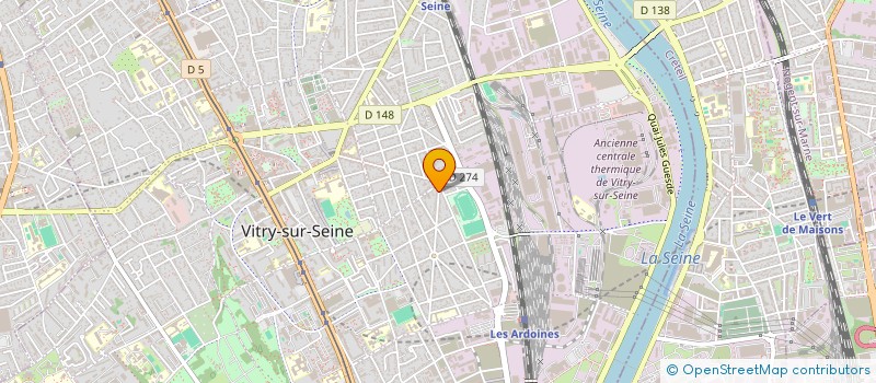 localisation de l'entreprise MADAME JULIE MOTA  VITRY-SUR-SEINE