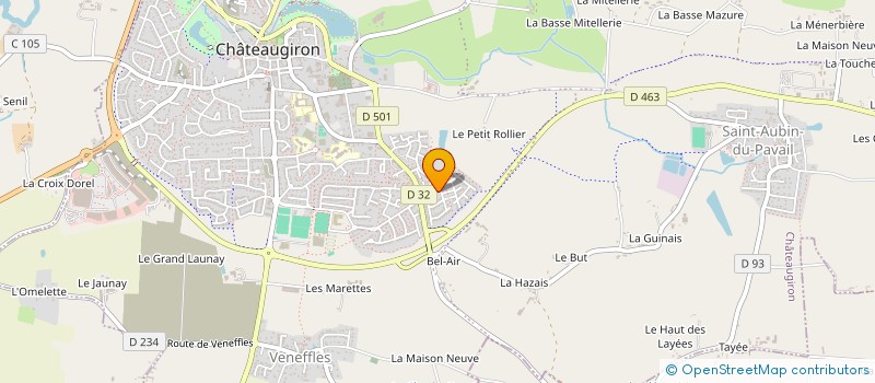 localisation de l'entreprise MADAME JULIE MOUAZAN  CHATEAUGIRON