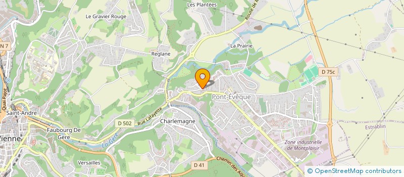 localisation de l'entreprise MADAME JULIE MOURELON  PONT-EVEQUE