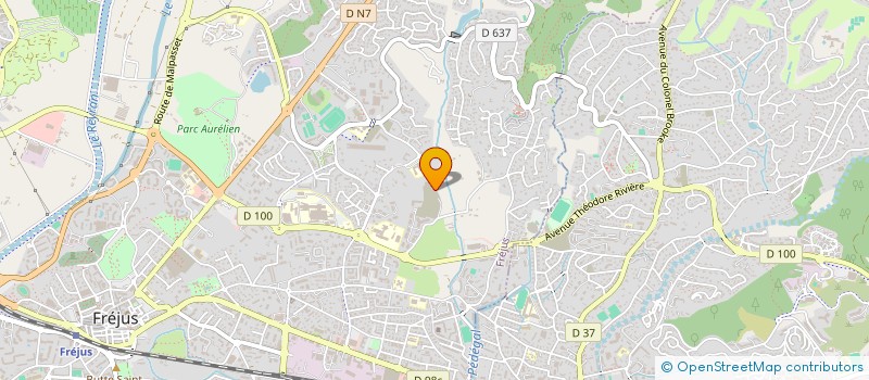 localisation de l'entreprise MADAME JULIE MOURET à FREJUS