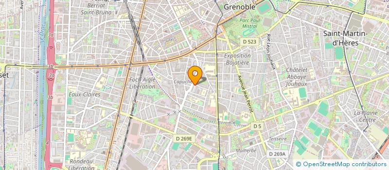 localisation de l'entreprise MADAME JULIE MOUREY à GRENOBLE