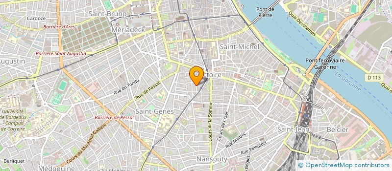 localisation de l'entreprise MADAME JULIE MOUSSET  BORDEAUX