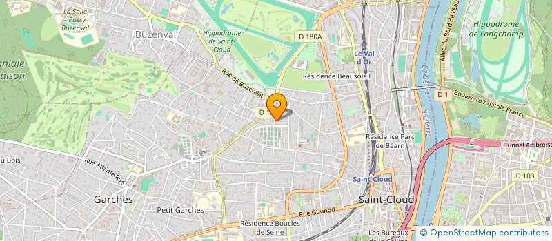 localisation de l'entreprise MADAME JULIE MOUTOT  SAINT-CLOUD