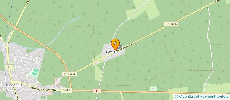 localisation de l'entreprise MADAME JULIE MOUZARD  LACANAU