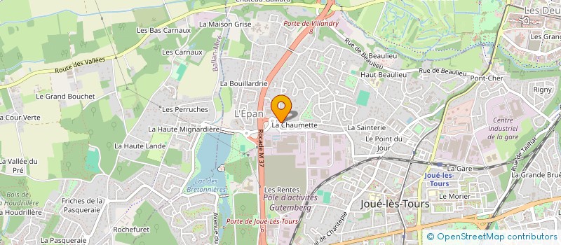 localisation de l'entreprise MADAME JULIE MOYER  JOUE-LES-TOURS