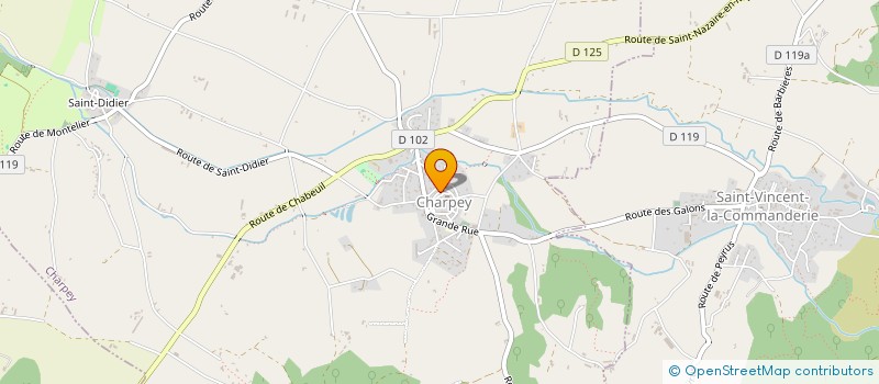 localisation de l'entreprise MADAME JULIE MUHLSTEFF  CHARPEY