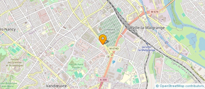 localisation de l'entreprise MADAME JULIE MULLER  VANDUVRE-LES-NANCY