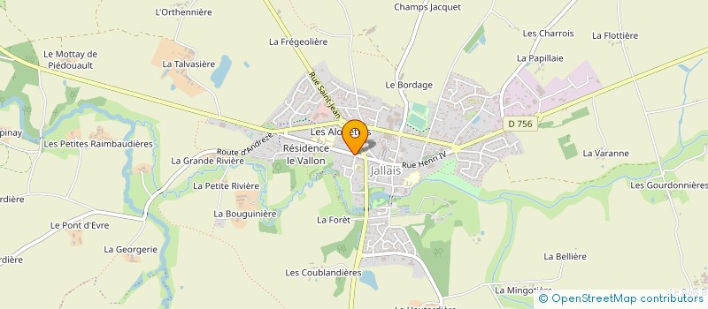 localisation de l'entreprise MADAME JULIE MUSSET  BEAUPREAU-EN-MAUGES