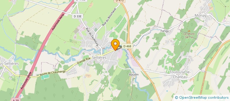 localisation de l'entreprise MADAME JULIE MUSSO  SELLIERES