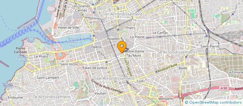 localisation de l'entreprise MADAME JULIE NABUCET à MARSEILLE