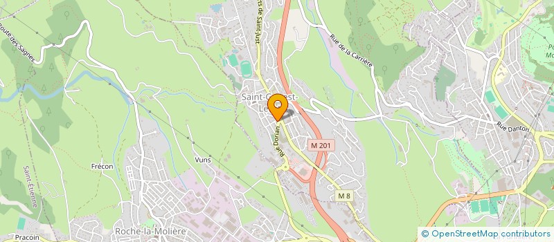 localisation de l'entreprise MADAME JULIE NAUD  LA FOUILLOUSE