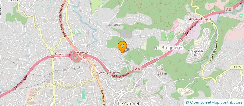 localisation de l'entreprise MADAME JULIE NAUDIN à MOUGINS