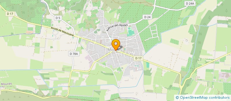 localisation de l'entreprise MADAME JULIE NGUYEN  MOURIES