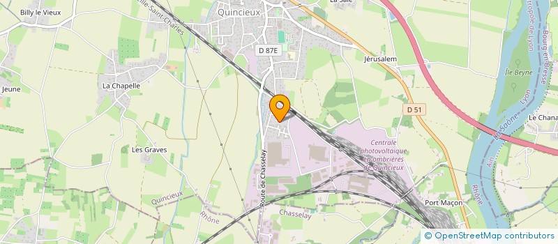 localisation de l'entreprise MADAME JULIE NGUYEN  QUINCIEUX