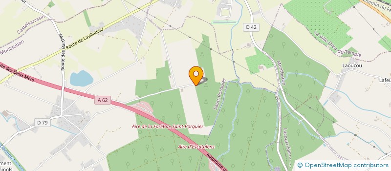 localisation de l'entreprise MADAME JULIE NICAISE  SAINT-PORQUIER