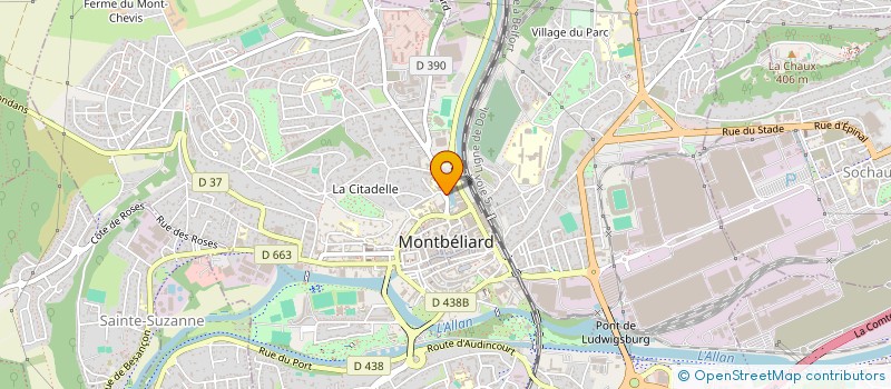 localisation de l'entreprise MADAME JULIE NICOLAS à MONTBELIARD
