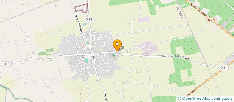 localisation de l'entreprise MADAME JULIE NICOLAS  MOLLEGES