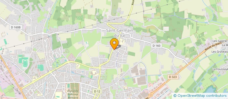 localisation de l'entreprise MADAME JULIE NIVESSE  LA FLECHE